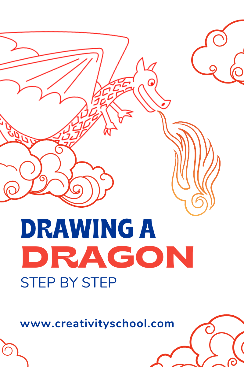 How to Draw a Dragon Step by Step