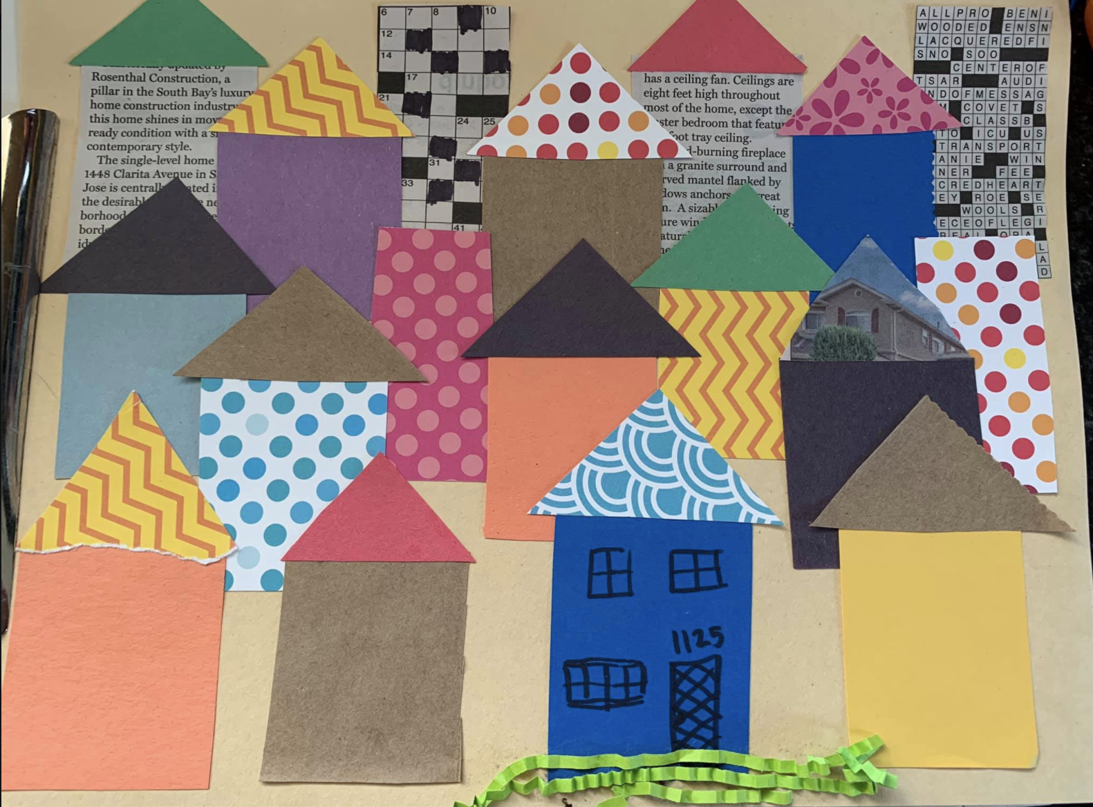 How to Make a House Collage For Kids - Welcome to Creativity School!