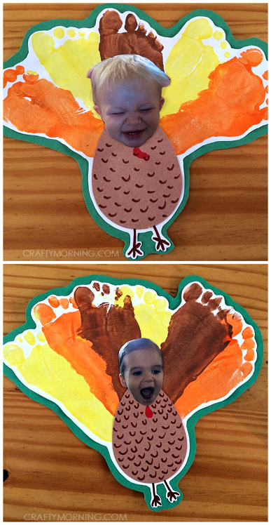 Easy Thanksgiving Crafts For Toddlers {and tips for parents too