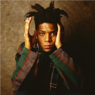 Artistic portrait of Jean-Michel Basquiat