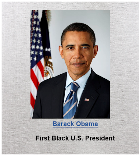 Barack Obama, First black U.S. President