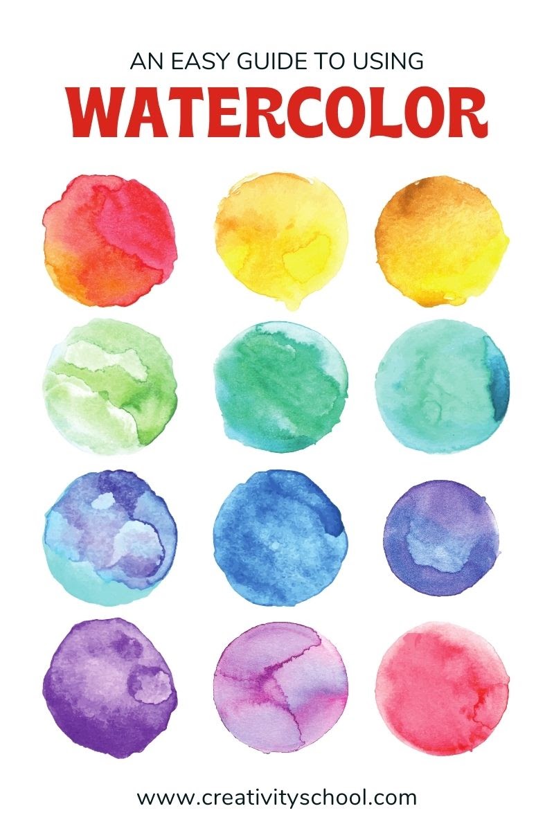 An Easy Guide to Using Watercolor poster