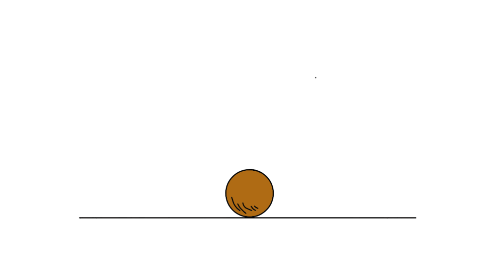 GIF animation of a colored bouncing ball showing appeal principle.