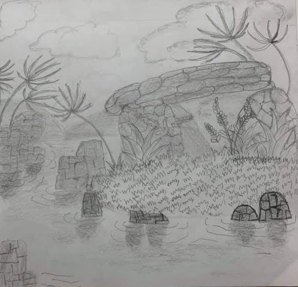 Natural deals scenery sketch