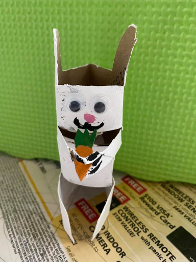 toilet paper bunny craft