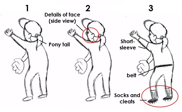 How To Draw A Baseball Player Pitching and Hitting